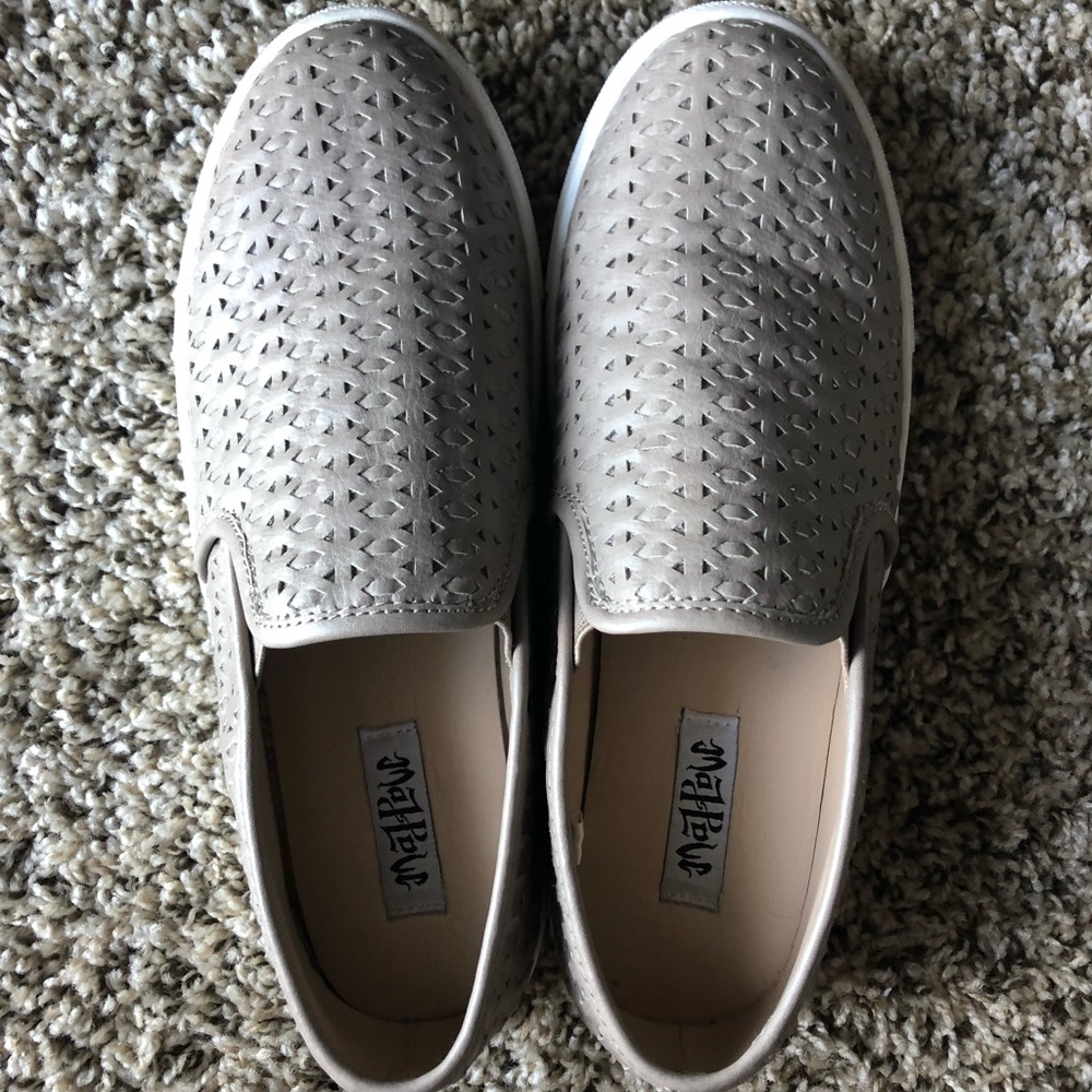 Slip on tan shoes from target